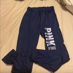 Sweat pants from pink